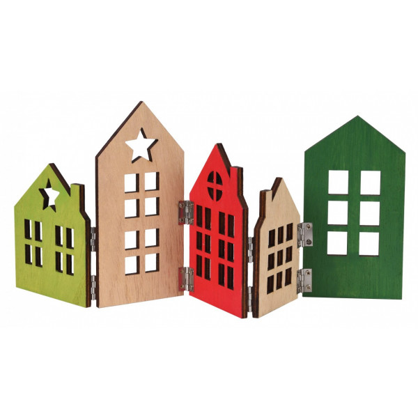 Фото - Декор New Year YES! Fun Будинки 36x14 см (975070)