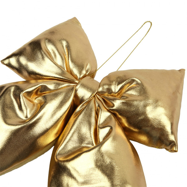 Фото - Декор New Year YES! Fun Бант 32x25 см золото (975086)