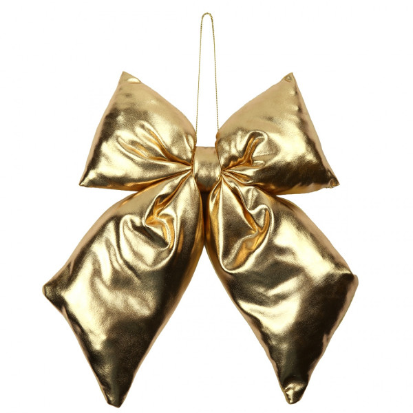 Фото - Декор New Year YES! Fun Бант 32x25 см золото (975086) Фото - Декор New Year YES! Fun Бант 32x25 см золото (975086)