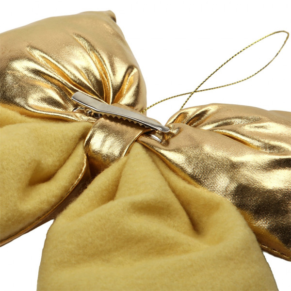 Фото - Декор New Year YES! Fun Бант 32x25 см золото (975086)