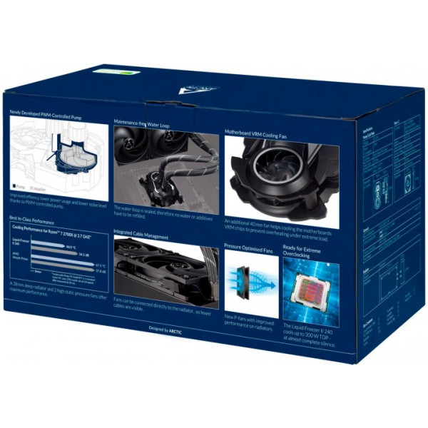 Фото - Водяная система охлаждения ARCTIC  Liquid Freezer II 240 (ACFRE00046B)