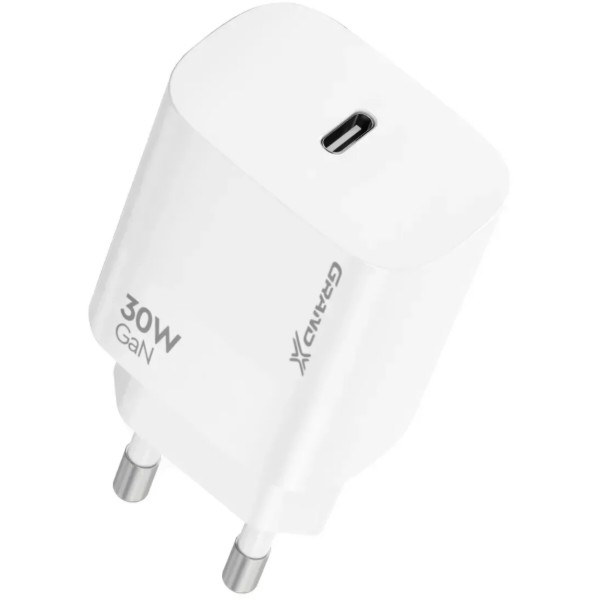 Фото - Сетевое зарядное устройство Grand-X CH-390W 30W Quick Charge QС3.0 (3000001625018)