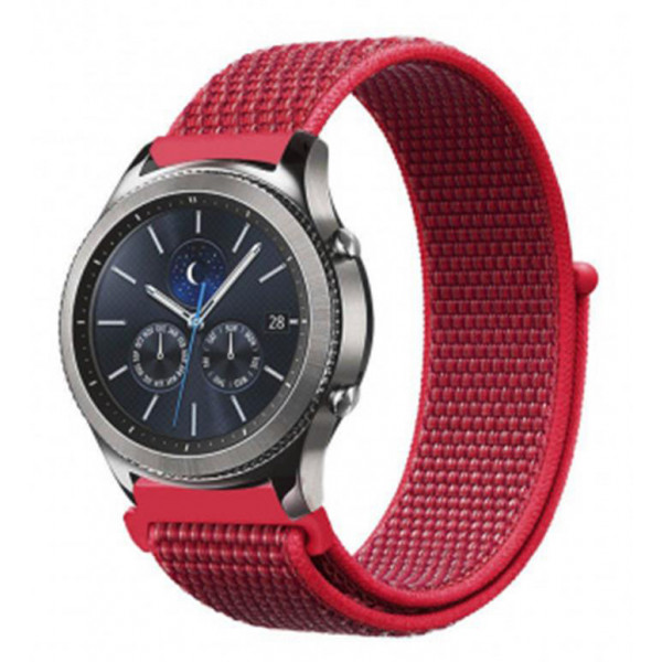 Фото - Ремінець для смарт-годинника BeCover Nylon Style for Huawei Watch GT/GT 2 46mm/GT 2 Pro/GT Active/Honor Watch Magic 1/2/GS Pro/Dream Red (705878)