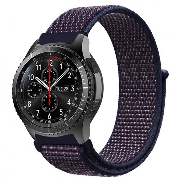 Фото - Ремінець для смарт-годинника BeCover Nylon Style for Amazfit Stratos 1/2/2S/3/GTR 2/GTR 47mm/GTR Lite 47mm/Nexo/Pace Deep Blue (705890)