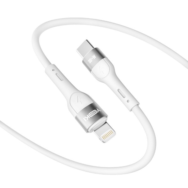 Фото - Кабель YOKI EXTRA Type-C to Lightning 30W 1.2m White (YK-EX11)
