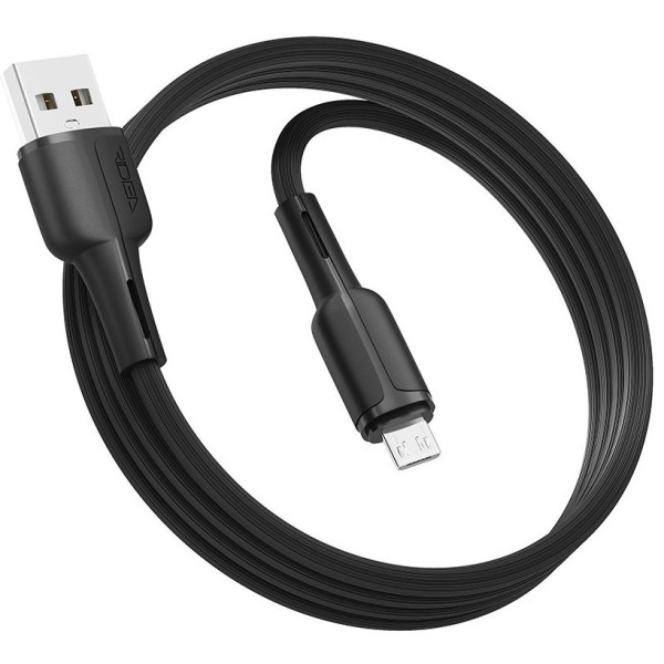 Фото - Кабель синхронизации данных Ridea CommonPro Micro 3A Black (RC-CO10)