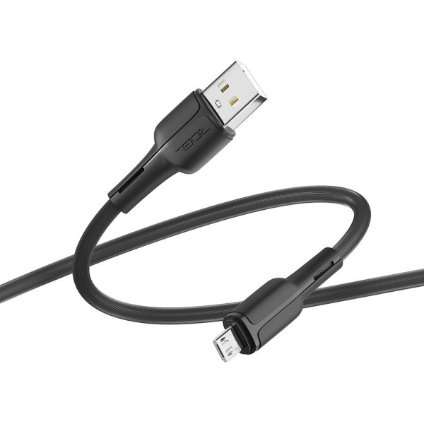 Фото - Кабель синхронизации данных Ridea CommonPro Micro 3A Black (RC-CO10)