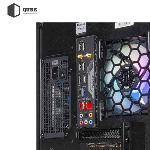 Фото - Системний блок QUBE QB Ryzen 7 9800X3D RTX 5070 Ti 16GB TK3B 962020 (Ryzen79800X3DRTX5070TI16GBTK3B962020)