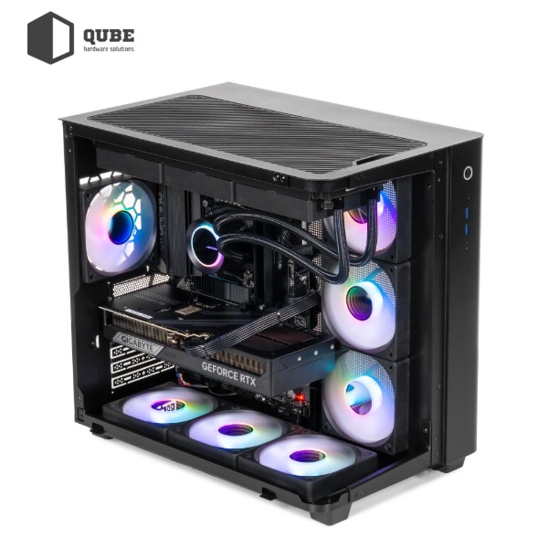 Фото - Системний блок QUBE QB Ryzen 9 9900X RTX 5070 Ti 16GB TK3B 6410 (Ryzen99900XRTX5070TI16GBTK3B6410)