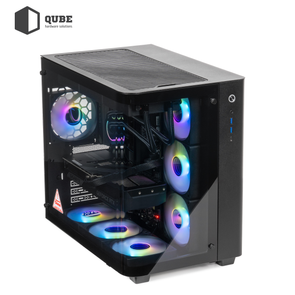 Фото - Системний блок QUBE QB Ryzen 9 9900X RTX 5070 Ti 16GB TK3B 6410 (Ryzen99900XRTX5070TI16GBTK3B6410)