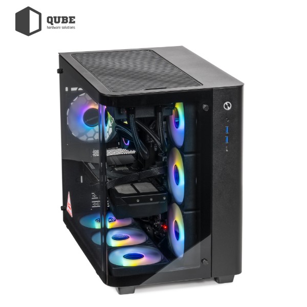 Фото - Системний блок QUBE QB Ryzen 7 9800X3D RTX 5070 12GB TK3B 6420 (Ryzen79800X3DRTX507012GBTK3B6420)