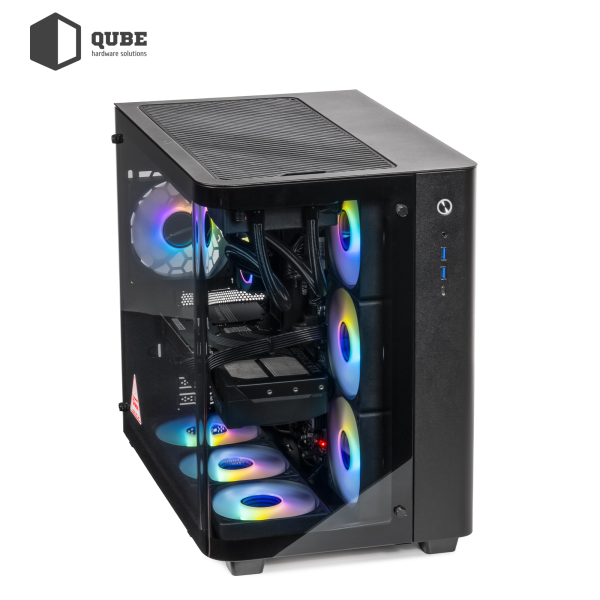 Фото - Системний блок QUBE QB Ryzen 9 9950X RTX 5070 12GB TK3B 6420 (Ryzen99950XRTX507012GBTK3B6420)