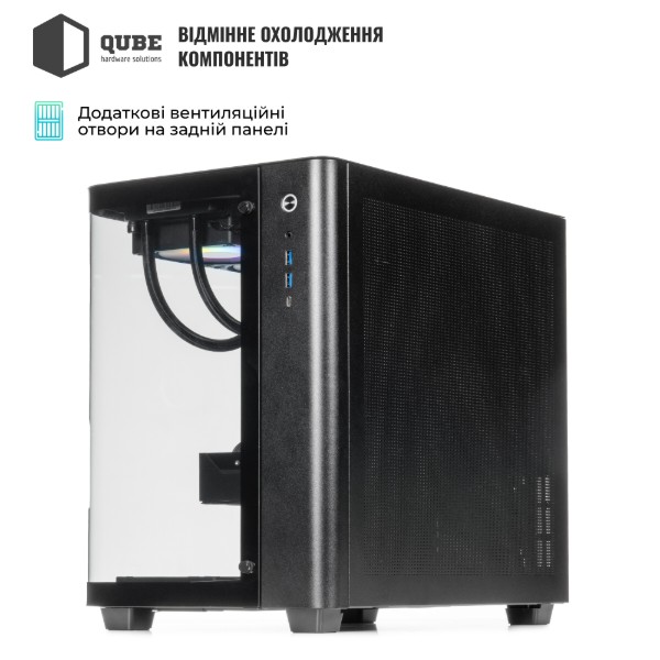 Фото - Системний блок QUBE QB Core Ultra 7 265KF RTX 5070 12GB TK3B 3220 (CoreUltra7265KFRTX507012GBTK3B3220)
