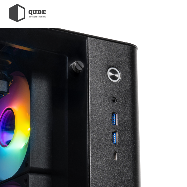 Фото - Системний блок QUBE QB Ryzen 9 9950X RTX 5070 12GB TK3B 6420 (Ryzen99950XRTX507012GBTK3B6420)