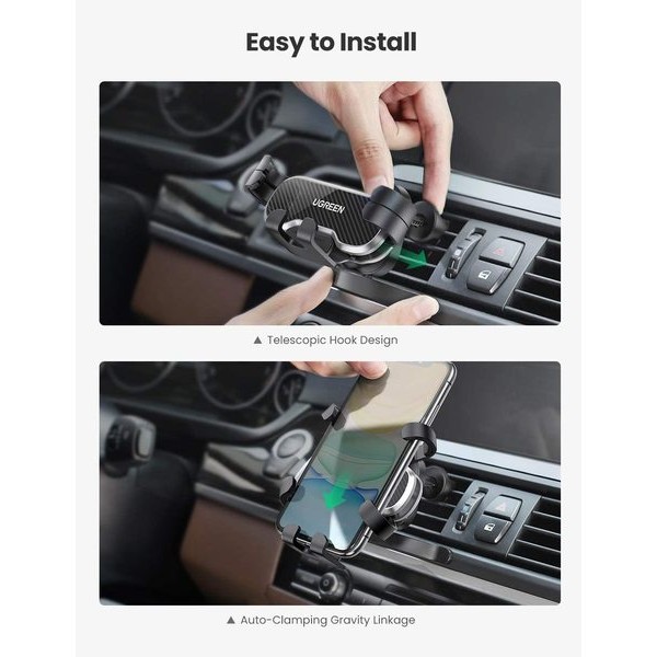 Фото - Автодержатель UGREEN LP228 Black 980871