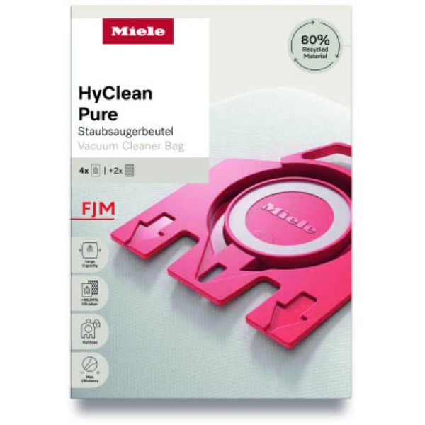 Фото - Набор мешков + фильтр для пылесоса Miele HyClean Pure FJM 3.5 л 4 шт. (41996721INT)