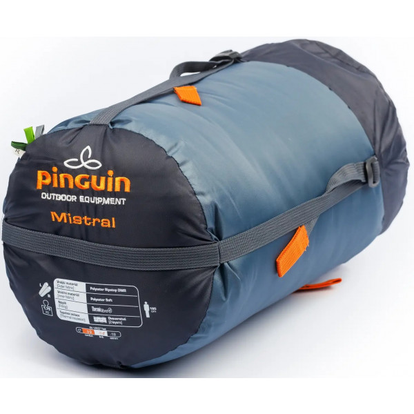 Фото - Спальний мішок Pinguin Mistral PFM 195 Green Left Zip (PNG 235340)