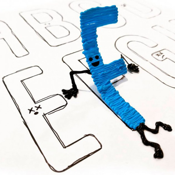 Фото - 3D-ручка 3Doodler Create PLUS 75 стержней (8CPSBKEU3E)