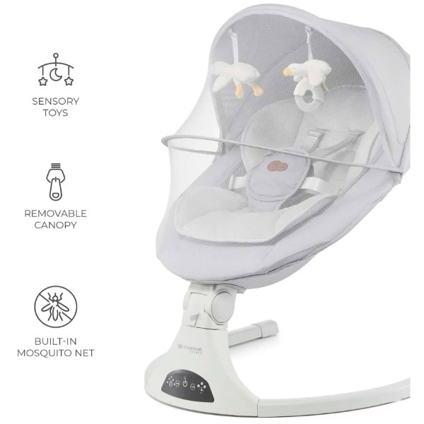 Фото - Крісло-гойдалка Kinderkraft Tulsy Gray (KBTULS00GRY0000)