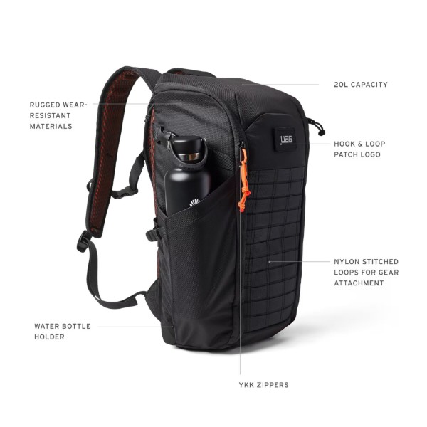 Фото - Рюкзак для ноутбука UAG Civilian Backpack 16" Black/Orange (984174114097)