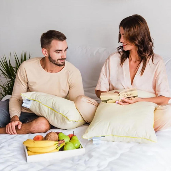 Фото - Подушка стандартная MirSon Carmela Eco-Soft 487 70х70 см (2200000625762)