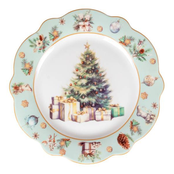 Фото - Тарілка десертна Lefard Tender Christmas 22 см (985-214)
