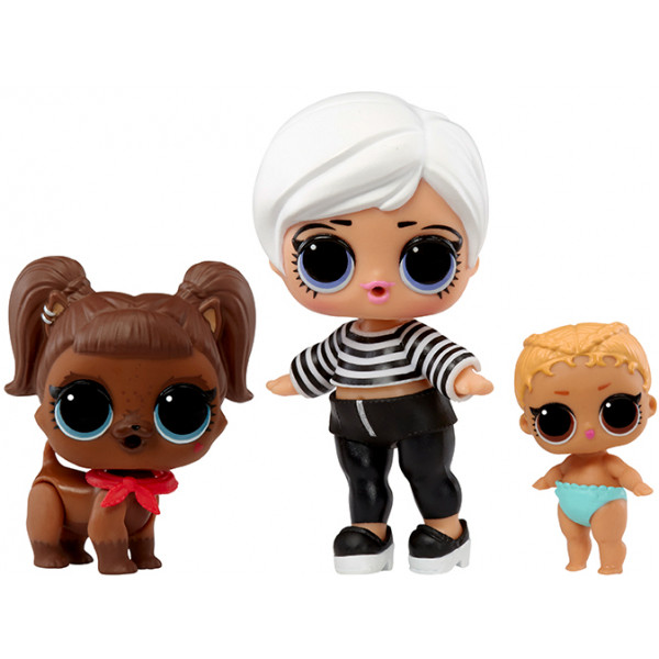 Фото - Кукольный набор L.O.L. Surprise! "OPP Tot + Pet + Lil Sis" - БИТНИК БЭЙБИ, ДАРЛИНГ ДОГГИ (987888)