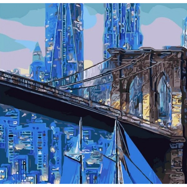 Фото - Картина по номерам Strateg Бруклинский мост 40x50 см (SY6185)