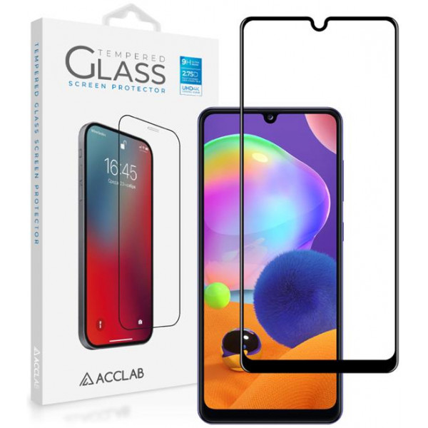Фото - Захисне скло для смартфону ACCLAB Full Glue for Samsung Galaxy A31 SM-A315 Black (1283126508578)