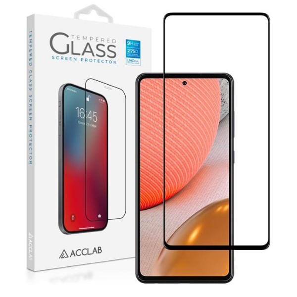 Фото - Защитное стекло для смартфона ACCLAB Full Glue for Samsung Galaxy A72 SM-A725 Black (1283126510557)