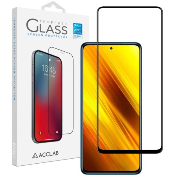 Фото - Захисне скло для смартфону ACCLAB Full Glue for Xiaomi Poco X3 Black (1283126509582)