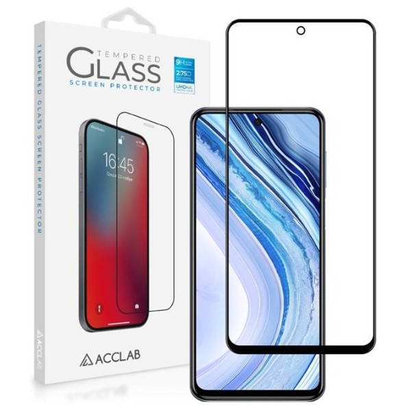 Фото - Захисне скло для смартфону ACCLAB Full Glue for Xiaomi Redmi Note 9 Pro/9 Pro Max Black (1283126508790)