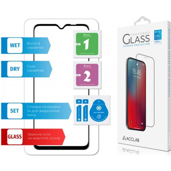 Фото - Захисне скло для смартфону ACCLAB Full Glue for Oppo A73 Black (1283126511141)