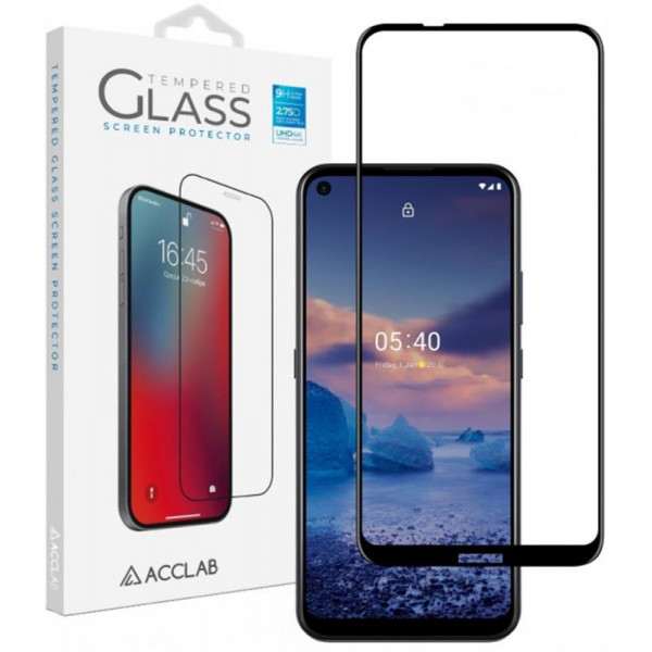 Фото - Захисне скло для смартфону ACCLAB Full Glue for Nokia 5.4 Black (1283126510809)
