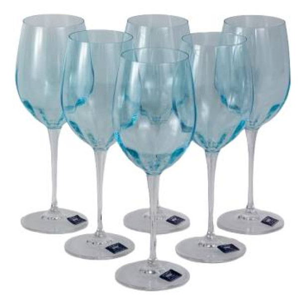 Фото - Набор бокалов VEMA MONALISA ALLEGRIA AZZURO CENERE 470 мл 6 шт. (99001703)