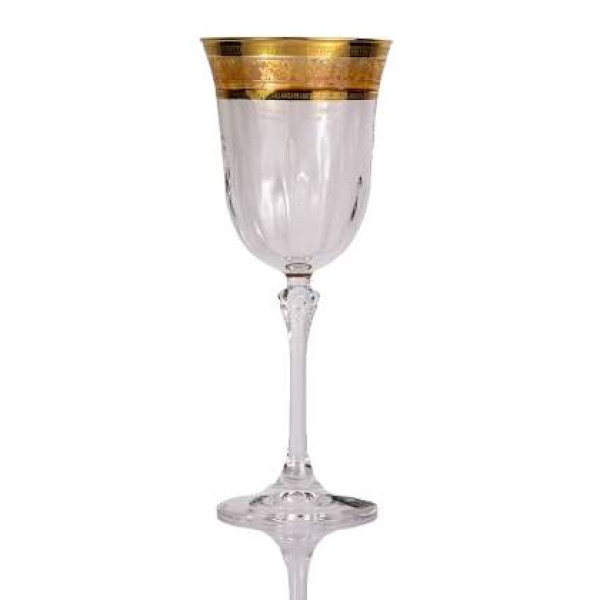 Фото - Набір келихів VEMA LUDOVICA MELANIA GOLD 280 мл 6 шт. (99001871)