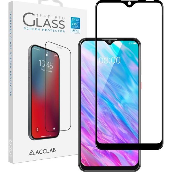 Фото - Защитное стекло для смартфона ACCLAB Full Glue for ZTE Blade 20 Black (1283126508905)