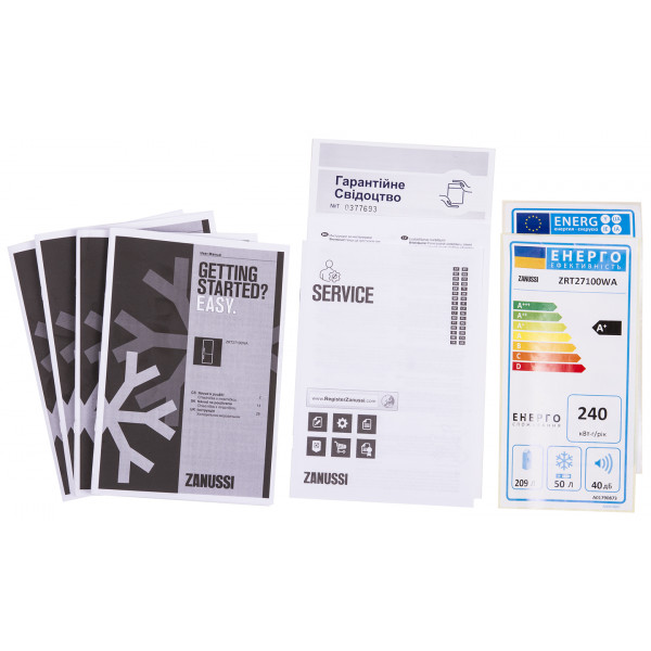 Фото - Холодильник Zanussi ZRT27100WA