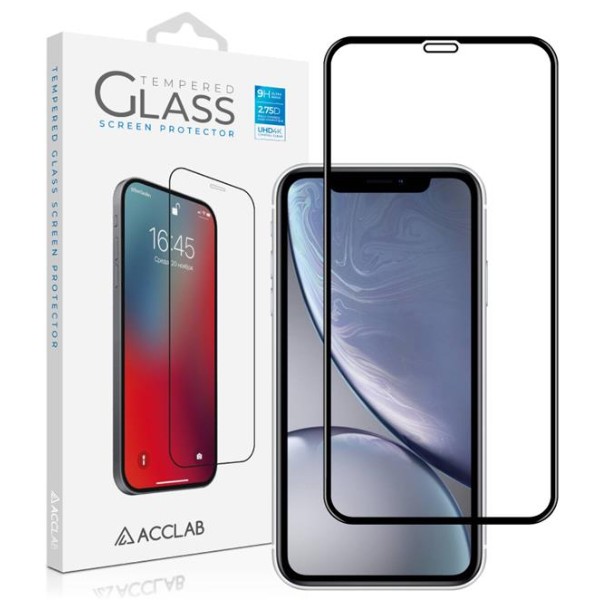 Фото - Захисне скло для смартфону ACCLAB Full Glue for Apple iPhone 11/XR Black (1283126508196)
