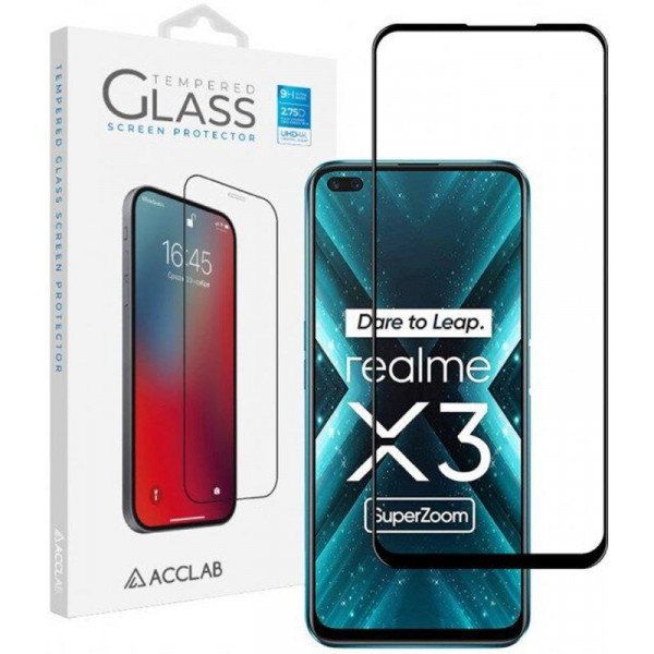 Фото - Захисне скло для смартфону ACCLAB Full Glue for Realme X3 Black (1283126508462)