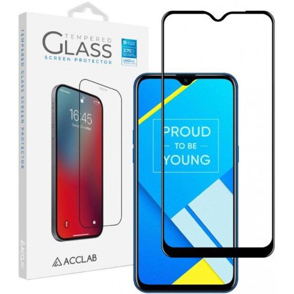 Фото - Защитное стекло для смартфона ACCLAB Full Glue for Realme C2 Black (1283126508424)