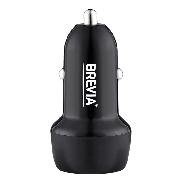 Фото - Автомобільний зарядний пристрій Brevia ePower DualDrive 12W 2xUSB-A (46012DUB)