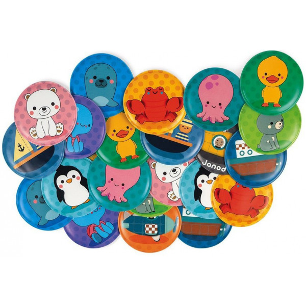 Фото - Іграшка для ванної Janod 24 ел. (J04714)