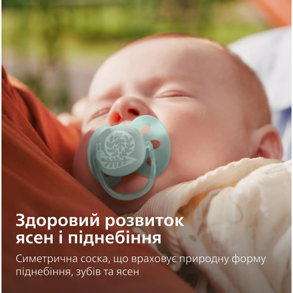 Фото - Ортодонтична пустушка Philips Avent Ultra Soft, 0-6 міс. (SCF091/41)