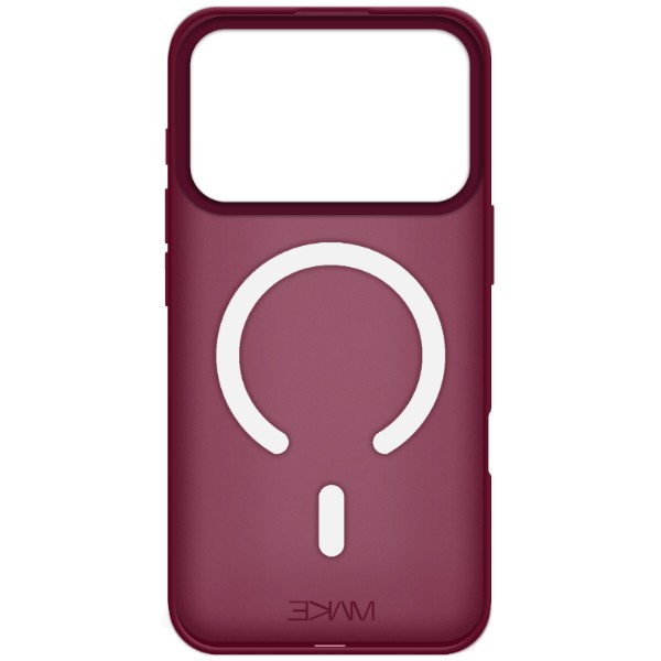 Фото - Чохол для смартфону MAKE Aura Magnet for Apple iPhone 18 Pro/17 Pro Burgundy (MCLAM-AI18P/17PRD)