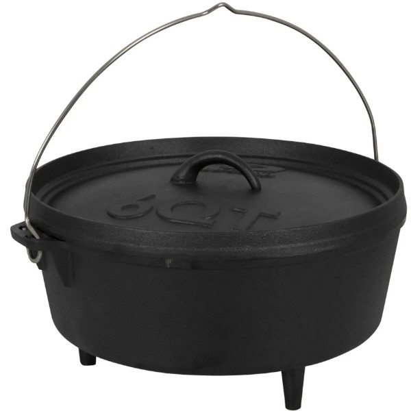 Фото - Котел Bo-camp Dutch Oven Cast Iron 31 см 5 л Black (2122410)