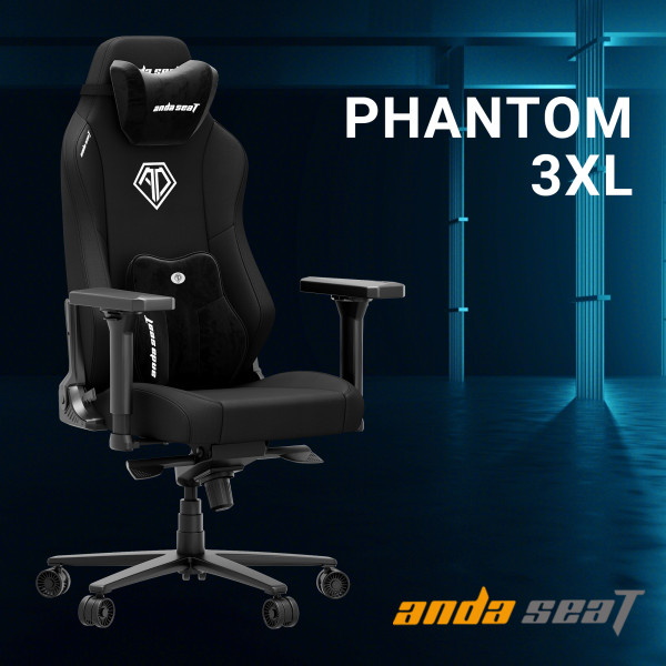 Фото - Крісло для геймерів Anda Seat Phantom 3 XL Dark Gray Fabric (AD18XL-52-GB-F-G01)