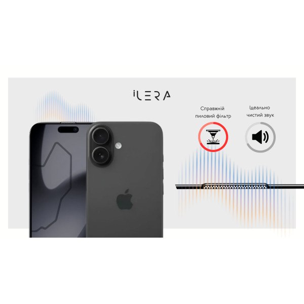 Фото - Захисне скло для смартфону ILera DeLuxe Incognito Glass for iPhone 17 (iLInDL17)