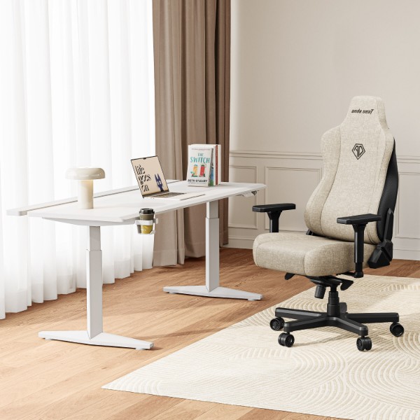 Фото - Кресло для геймеров Anda Seat Kaiser 3E XL Beige Fabric (AD23YC-XL-09-I-CF-I01)