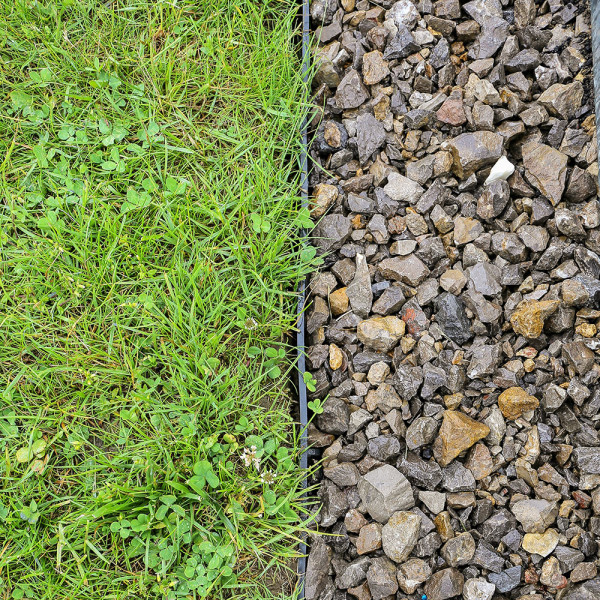 Фото - Бордюр садовий BRADAS 58х1000 мм RIM-BORD чорний (OBRB58)